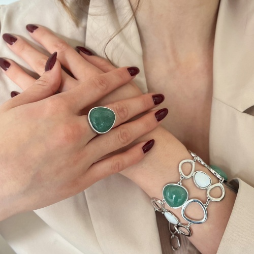 Кольцо Possebon Q.Verde, K0916.17 16 S фото 4